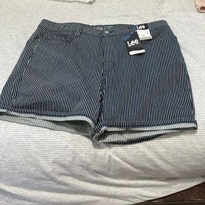 Railroad stripe mid rise